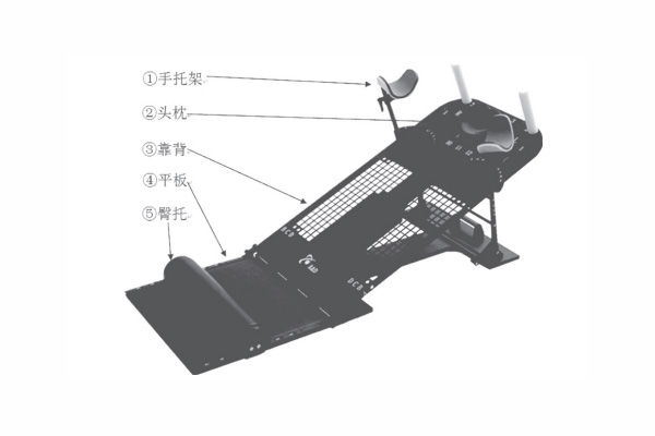 乳腺癌放疗专用碳纤维固定支架